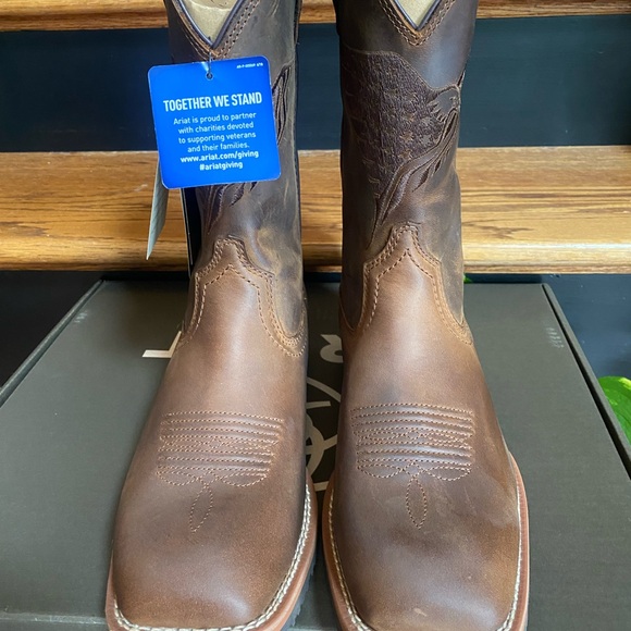 Ariat Hybrid fly high brown leather medium asst new - Picture 2 of 5